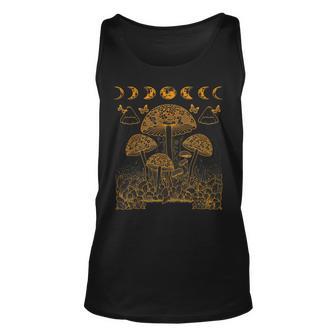 Dark Academia Cottagecore Aesthetic Magical Mushroom V3 Unisex Tank Top - Seseable