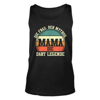 Dart Mama Mutter Dartsspieler Darts Tank Top - Seseable