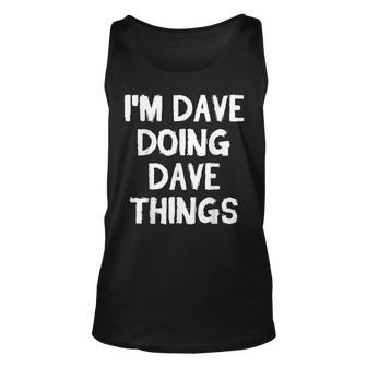 Im Dave Doing Dave Dings Lustiges Weihnachten Tank Top - Seseable
