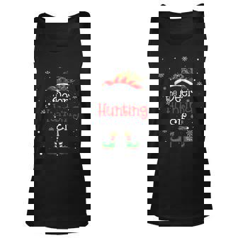 Deer Hunting Elf Matching Group Family Elf Christmas Pajama V2 Unisex Tank Top - Thegiftio