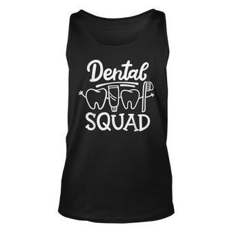 Dental Squad Dental Assistant Dental Hygienist Dentist Unisex Tank Top | Mazezy