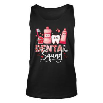 Dental Squad Funny Valentines Day Retro Dentist Valentine Unisex Tank Top - Seseable