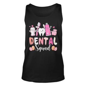 Dental Squad Tooth Bunny Easter Eggs Love Dentist Easter Day Tank Top | Mazezy