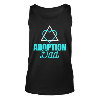 Design Adoption Announcement Day Family Gifts Dad Symbol Unisex Tank Top | Mazezy