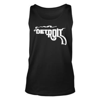 Detroit Smoking Gun Unisex Tank Top | Mazezy