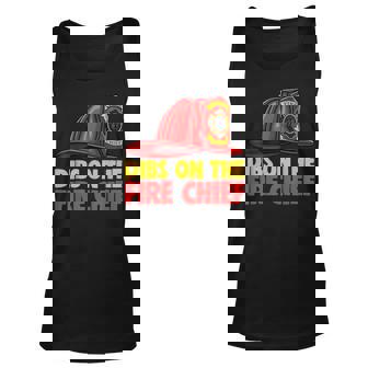 Dibs On The Fire Chief Fire Fighters Love Unisex Tank Top - Seseable