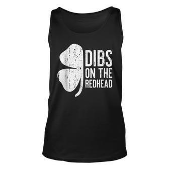 Dibs On The Redhead St Patricks Day Unisex Tank Top - Seseable