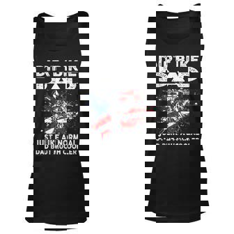 Dirtbike Motocross Dirt Bike Dad Mx Us Flag Unisex Tank Top - Thegiftio UK