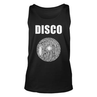 Disco Ball For Funky Soul Music Lovers Unisex Tank Top - Seseable