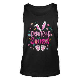 Dispatcher Squad Easter Bunny Costume Chocolate Eggs Hunt Unisex Tank Top | Mazezy