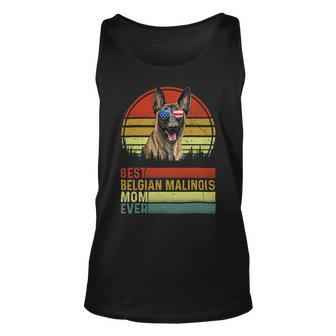 Dog Vintage Best Belgian Malinois Mom Ever Mother Day Puppy Unisex Tank Top - Monsterry DE