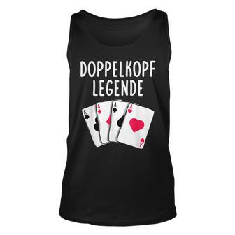 Doppelkopf Legende Spielkarten Tank Top - Seseable