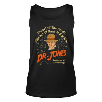 Dr Jones Expert Of The Occult Obtainer Of Rare Antiquities Professor Of Archaeology Tank Top | Mazezy
