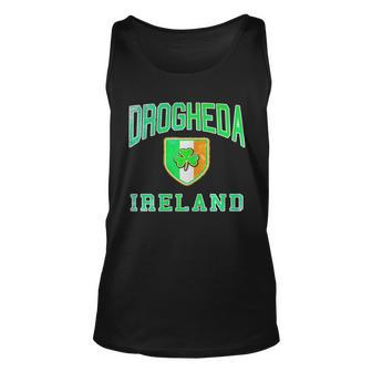 Drogheda Ireland Distressed Irish Pride Blac Men Women Tank Top Graphic Print Unisex - Thegiftio UK