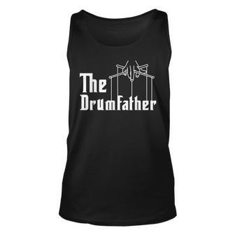 The Drumfather Musician Percussion Instrument Player Drummer Tank Top | Mazezy