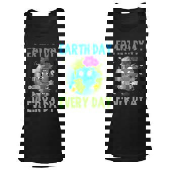 Earth Day 2023 Everyday Environment Conservation Cute Earth Tank Top | Mazezy