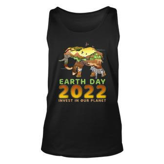 Earth Day 52Nd Anniversary 2022 Elephant Environmental Men Women Tank Top Graphic Print Unisex - Thegiftio UK