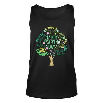 Earth Day Happy Earth Day Environmental Awareness Unisex Tank Top | Mazezy