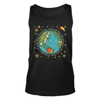 Earth Day Love Planet Protect Environment 2023 Unisex Tank Top | Mazezy