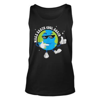 Earth Day Save The Earth Go Planet Make Earth Cool Unisex Tank Top | Mazezy