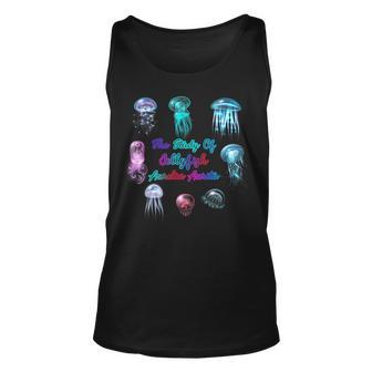 Earth Day The Study Of Jellyfish Aurelia Aurita Sea Animal Unisex Tank Top - Thegiftio UK