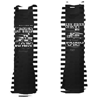 Easily Distracted By Old Pick Up Trucks Classic Pickup Unisex Tank Top | Mazezy