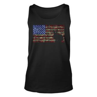 Easter Bunny Rabbit Cool Camo American Flag Us Patriotic Unisex Tank Top - Seseable