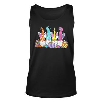 Easter Bunny Spring Gnome Easter Egg Hunting And Basket Unisex Tank Top - Seseable