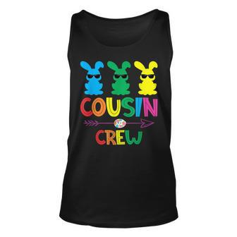 Easter Cousin Crew Rabbit Cute Matching Easter Day Party Unisex Tank Top | Mazezy