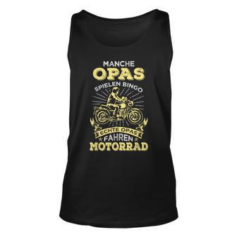 Echte Opas Fahren Motorrad Unisex TankTop, Ideal für Großväter - Seseable