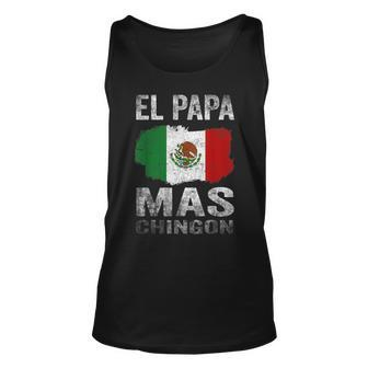 El Papa Mas Chingon Best Mexican Dad And Husband Tank Top | Mazezy