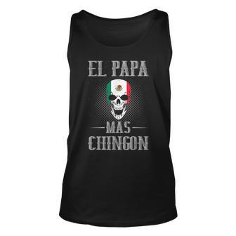 El Papa Mas Chingon Best Mexican Dad And Husband Tank Top | Mazezy