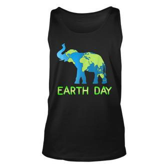 Elephant Earth Day For Earthday 2019 Tee Unisex Tank Top | Mazezy