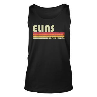 Elias Gift Name Personalized Funny Retro Vintage Birthday Unisex Tank Top - Seseable