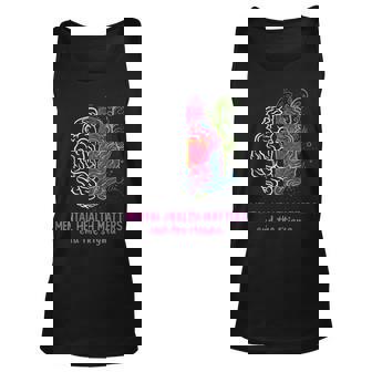 End The Stigma Mental Health Matters Mental Awareness Gift Unisex Tank Top - Thegiftio