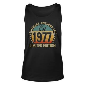 Est 1977 Vintage 1977 Limited Edition 45Th Birthday Unisex Tank Top - Seseable