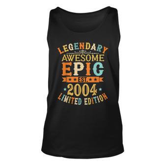 Est 2004 Limited Edition 18 Geburtstag Geschenke 18 Jahre Alt Tank Top - Seseable