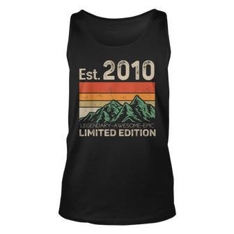 Est 2010 Legendary Awesome Epic Limited Edition 13 Year Old Unisex Tank Top - Seseable