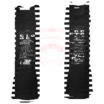 Estes Blood Runs Through My Veins Unisex Tank Top - Seseable