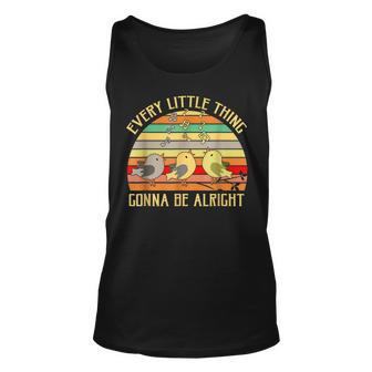 Every Little Thing Is Gonna Be Alright Bird V2 Unisex Tank Top - Seseable