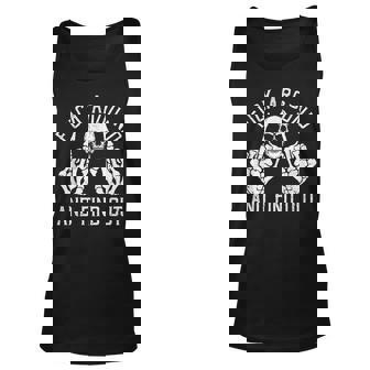 F Ck Around And Find-Out Skeleton Fuckin-Hand Skull Unisex Tank Top | Mazezy