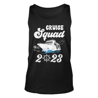 Family Cruise Squad 2023 Family Matching Group Squad Quote Unisex Tank Top - Seseable