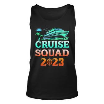 Family Cruise Squad 2023 Family Matching Group Squad Unisex Tank Top | Mazezy