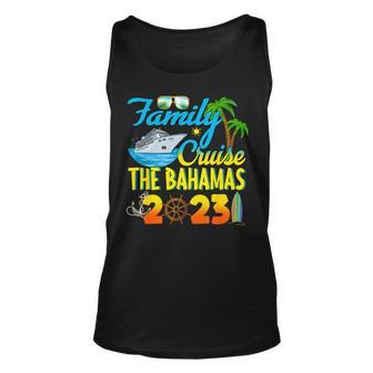 Family Cruise The Bahamas 2023 Summer Matching Vacation Unisex Tank Top - Thegiftio UK