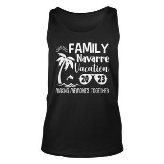 Family Navarre 2023 Making Memories Together Summer Beach Unisex Tank Top - Thegiftio UK
