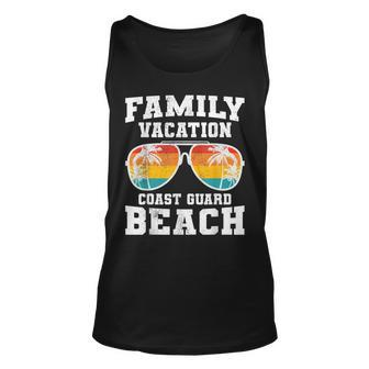 Family Vacation Coast Guard Beach Summer Sunglasses Holiday Unisex Tank Top - Seseable