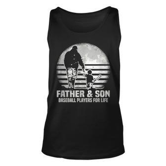 Father And Son Baseball Matching Dad Son Unisex Tank Top - Seseable