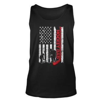Father Day Gift Best Hockey Dad Ever Gift Gift For Mens Unisex Tank Top | Mazezy DE