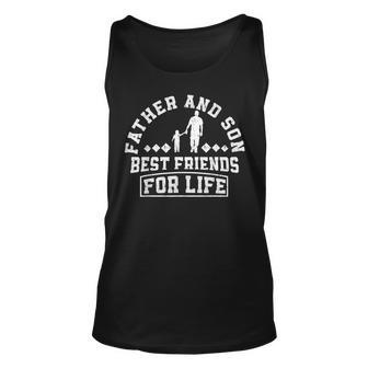 Father Son - Fathers Day 2023 - Best Friends Unisex Tank Top - Thegiftio UK