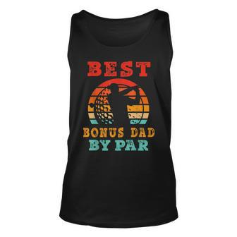 For Fathers Day Best Bonus Dad By Par Golfing Tank Top | Mazezy